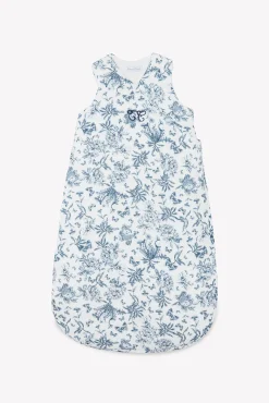 Gigoteuse T2 Imprimé inspiration toile de jouy bleu