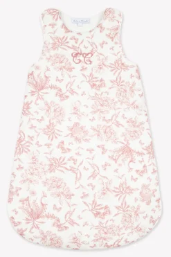 Gigoteuse T1 Imprimé inspiration Toile de Jouy rose