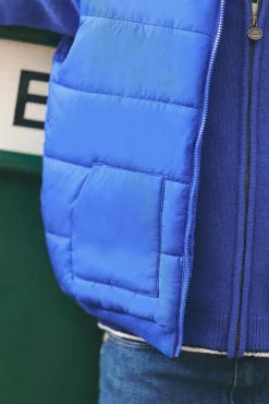 Gilet Bleu électrique signature TC