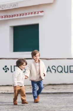 Gilet Beige imitation fourrure mouton