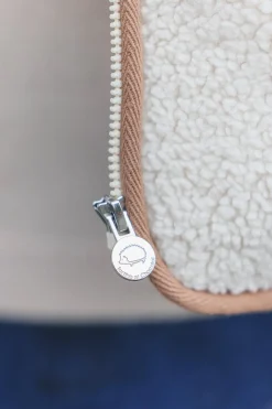 Gilet Beige imitation fourrure mouton