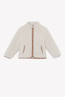 Gilet Beige imitation fourrure mouton