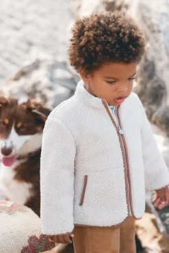 Gilet Beige imitation fourrure mouton