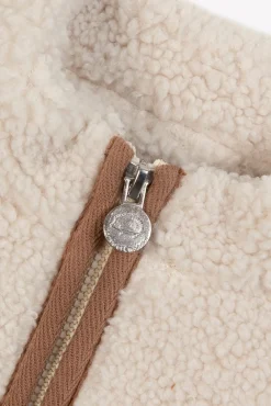 Gilet Beige imitation fourrure mouton