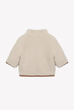 Gilet Beige imitation fourrure mouton