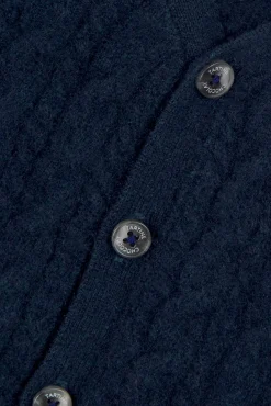 Gilet Marine 100% cachemire