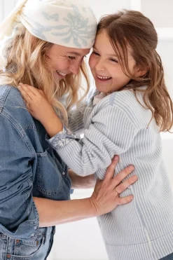 Grand Foulard Bleu Kujten x Tartine et Chocolat