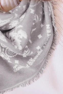Grand Foulard Taupe Kujten x Tartine et Chocolat