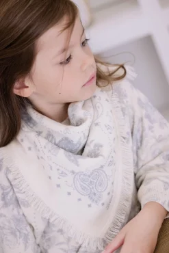 Grand Foulard Gris clair Kujten x Tartine et Chocolat