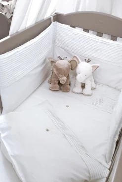 Housse de couette Monogramme blanc