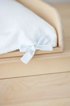 Housse de matelas à langer Garda bleu ciel