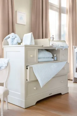 Housse de matelas à langer Garda bleu ciel