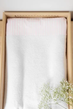 Housse de matelas à langer Garda rose pâle