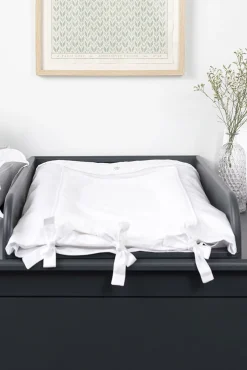 Housse de matelas à langer Monogramme blanc