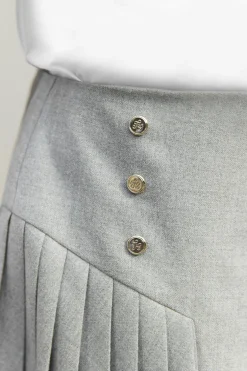 Jupe Gris plis religieux