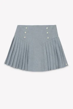 Jupe Gris plis religieux