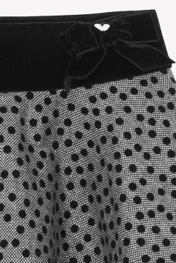 Jupe Noir à pois