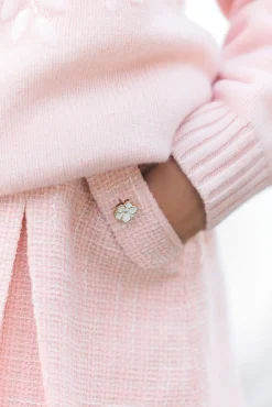 Jupe Rose poudré tweed