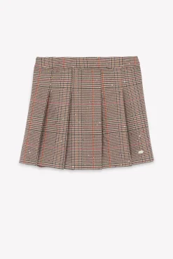Jupe Sable à carreaux