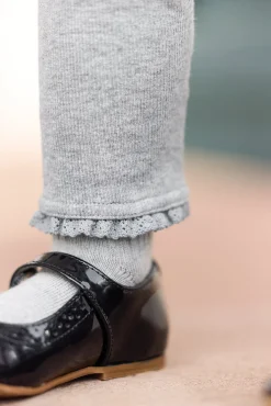 Legging Gris dentelle