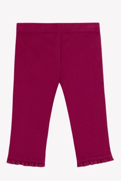 Legging Prune dentelle