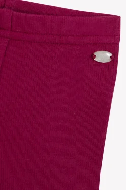 Legging Prune dentelle