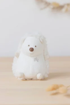 Léon le hérisson 12 cm écru