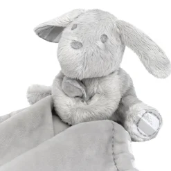 Lucien le chien doudou gris