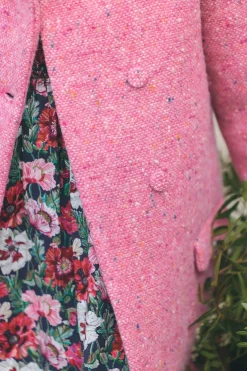 Manteau Magenta en laine