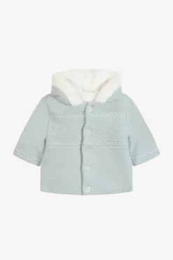 Manteau Bleu chiné