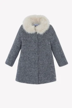Manteau Gris foncé en laine