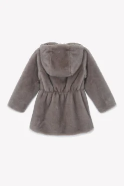 Manteau Taupe imitation fourrure