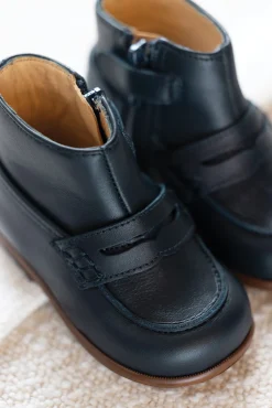 Mocassins Cuir Marine