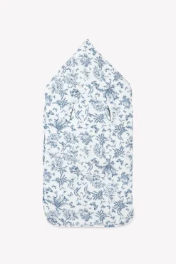 Nid d'ange Imprimé inspiration toile de jouy bleu