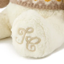 Ourson + Pull Beige jacquard gaston