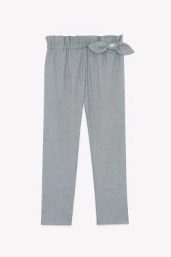 Pantalon Gris chiné en flanelle