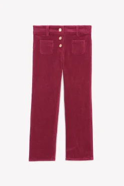 Pantalon Magenta en velours