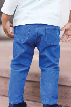 Pantalon Bleu électrique en velours