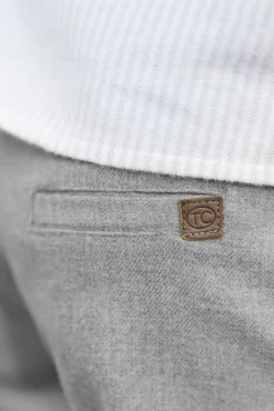 Pantalon Gris chiné en flanelle