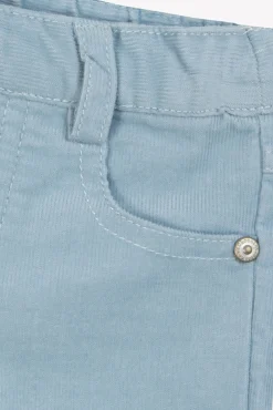 Pantalon Bleu glacier en velours