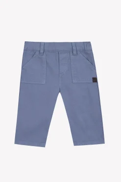 Pantalon Bleu grisé poches