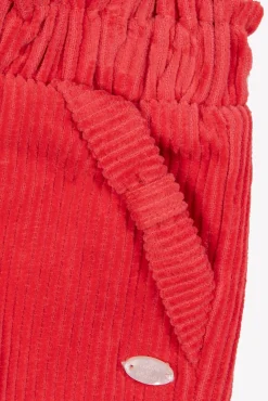 Pantalon Praline velours nœud