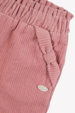 Pantalon Myosotis velours nœud