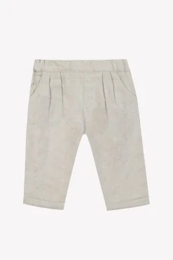 Pantalon Greige chiné en flanelle