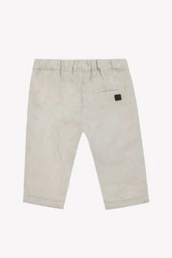 Pantalon Greige chiné en flanelle