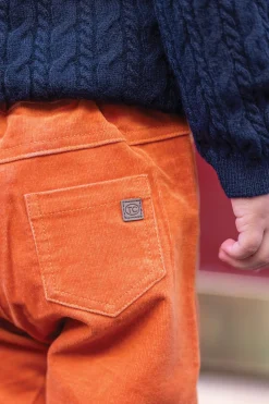 Pantalon Rouille en velours