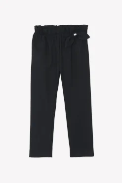 Pantalon Noir en flanelle