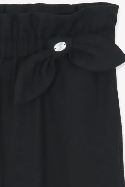 Pantalon Noir en flanelle