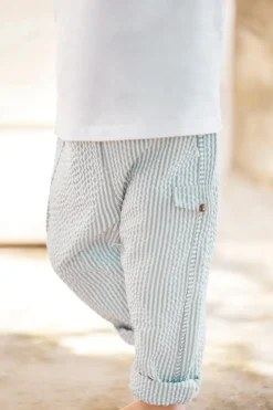 Pantalon Emeraude rayures