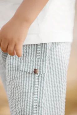 Pantalon Emeraude rayures